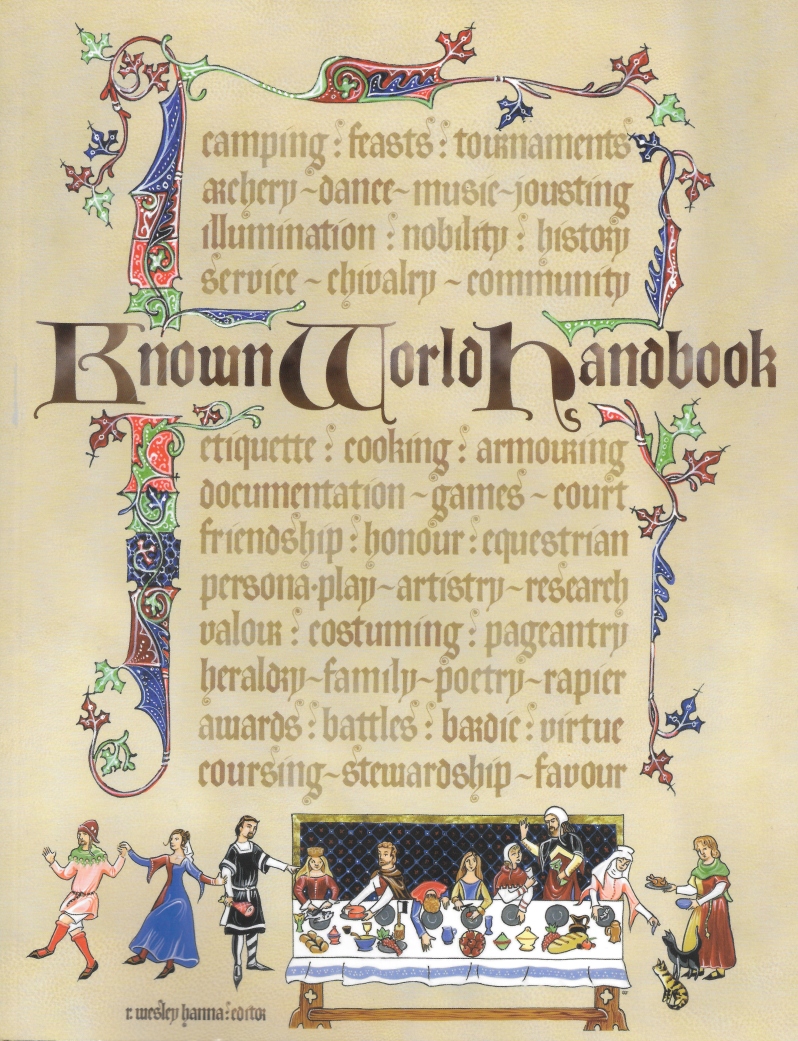 Product Description: The quintessential, must-have compendium for anyone taking part in the Society for Creative Anachronism. This handbook contains over 80 articles on a wide range of topics and activities that you will encounter in the SCA.</br> Known World Handbook