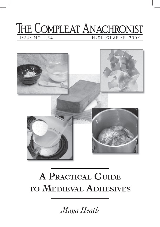 Product Description: 134. A Practical Guide to Medieval Adhesives