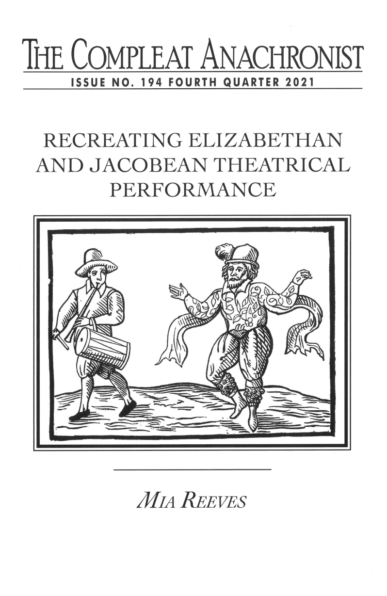 Product Description: 194. Recreating Elizabethan & Jacobean Theatrical