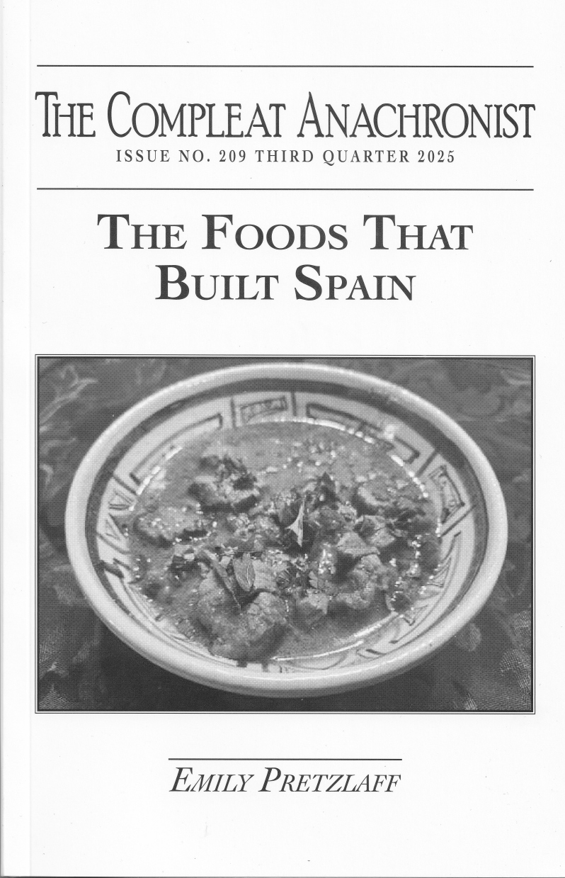 Product Description: 2025 Q3 CA 209The Foods that Built Spain</br></br>Starting with Phoenician influence on Spain and then moving to the Romans, thisCompleat Anachronistexamines the history of food in Spain, including the impact of three major religions - Judaism, Islam, and Christianity - on what people ate. Translated recipes and tried-and-tested modern adaptations for today’s cooks are included, along with photos of the final products. Examinations of and experiments with different translations of spice blends also are presented, with the results displayed in clear tables for cooks to interpret. This book is a must for anyone interested in the history of food, the history of Spain, or simply adding more recipes to their repertoire.</br> 209. The Foods that Built Spain